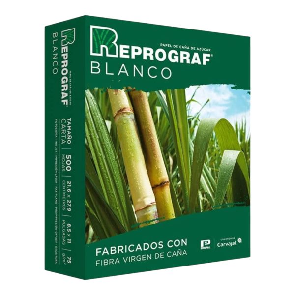 Resmas Reprograf Carta 500 Hojas / Papel Blanco 75g Para Impresora