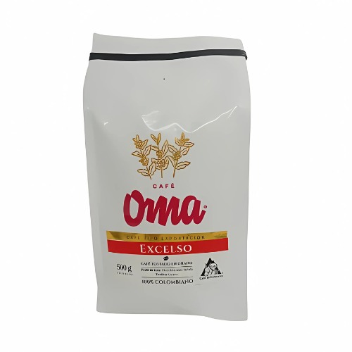 Café OMA Excelso en Grano x 500g | Sabor auténtico colombiano