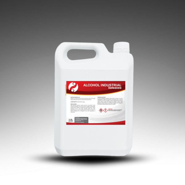 Alcohol Industrial 3.800 ml | Limpieza profunda para oficinas, negocios y espacios exigentes