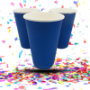 Vaso Cartón Biodegradable 9oz x12 Colores Vivos | Ecológico y Resistente para Fiestas y Eventos