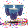 Kit de Mesa Fiesta Temática Diamante | Vasos + Platos + Servilletas