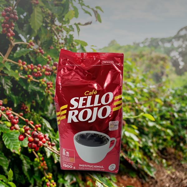 Café Sello Rojo Molido Institucional 2500 g | Energía para tu Oficina al Mejor Precio