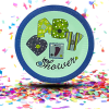Platos Biodegradables Baby Shower Azul 7” x12 | Celebra con una decoración sostenible