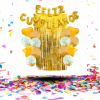 Kit Bouquet Decoración "Feliz Cumpleaños" | Explosión de Color y Brillo para tu Fiesta