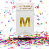 Mini Kit Decoración Primera Comunión | 12 Globos Biodegradables Espejo + Festón Blanco Dorado “Mi Primera Comunión”