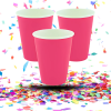 Vaso Cartón Biodegradable 9oz x12 Colores Vivos | Ecológico y Resistente para Fiestas y Eventos