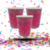 Kit de Mesa Fiesta Temática Diamante | Vasos + Platos + Servilletas