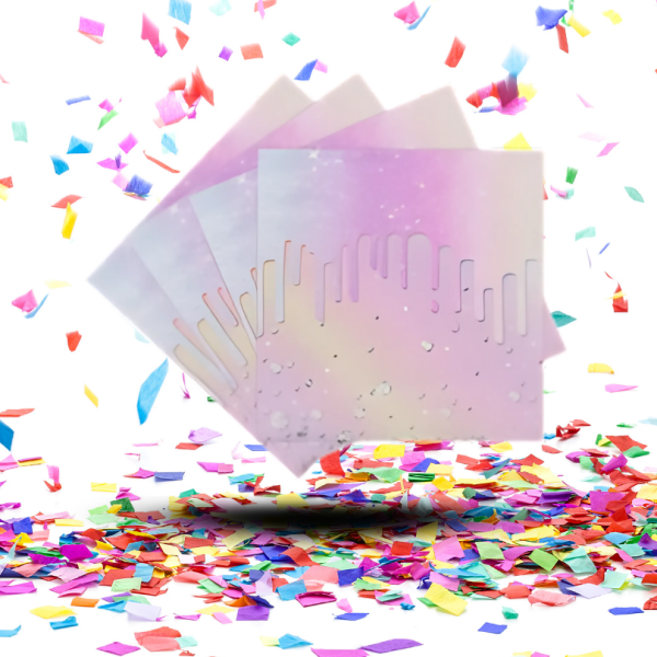 Kit de Mesa Fiesta Temática Diamante | Vasos + Platos + Servilletas