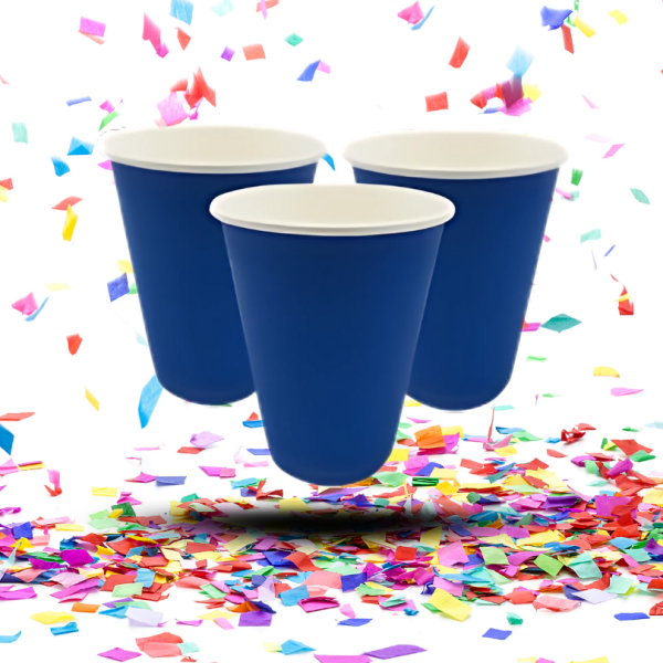 Vasos Biodegradables 8oz x12 | Ecológicos, resistentes y perfectos para eventos sostenibles