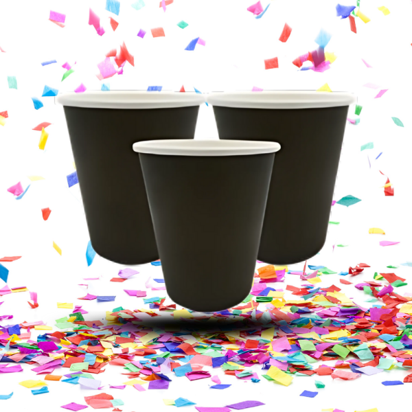 Vasos Biodegradables 8oz x12 | Ecológicos, resistentes y perfectos para eventos sostenibles