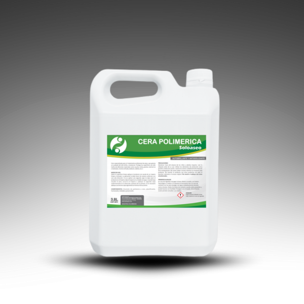 Cera Polimérica 3.8L | Brillo Tipo Espejo para Pisos | Protección Profesional para Espacios de Alto Tráfico