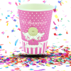 Kit de Decoración Mesa "Mi Bautizo" Rosa | Dulzura y Alegría para su Celebración Especial