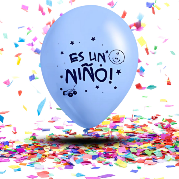Globos Biodegradables Baby Shower “Es un Niño / Es una Niña” x12 |  La Alegría Más Pura y Consciente