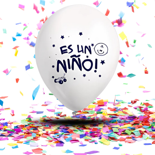 Globos Biodegradables Baby Shower “Es un Niño / Es una Niña” x12 |  La Alegría Más Pura y Consciente