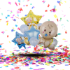 Bouquet Globos Metalizados "Es Niña / Es Niño" x5 | ¡La Magia Metalizada de la Bienvenida!