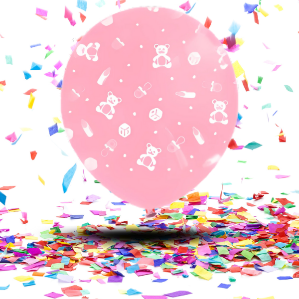 Globos Látex Biodegradables 360° Baby Shower Niño o Niña | La Alegría que Gira con Conciencia
