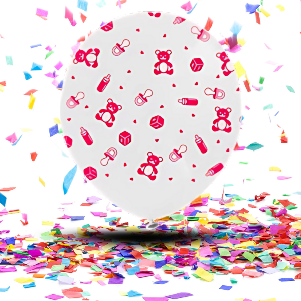 Globos Látex Biodegradables 360° Baby Shower Niño o Niña | La Alegría que Gira con Conciencia