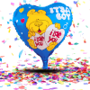 Globo Metalizado 18” Baby Shower Niña o Niño | ¡El Brillo Perfecto para Anunciar la Gran Noticia!