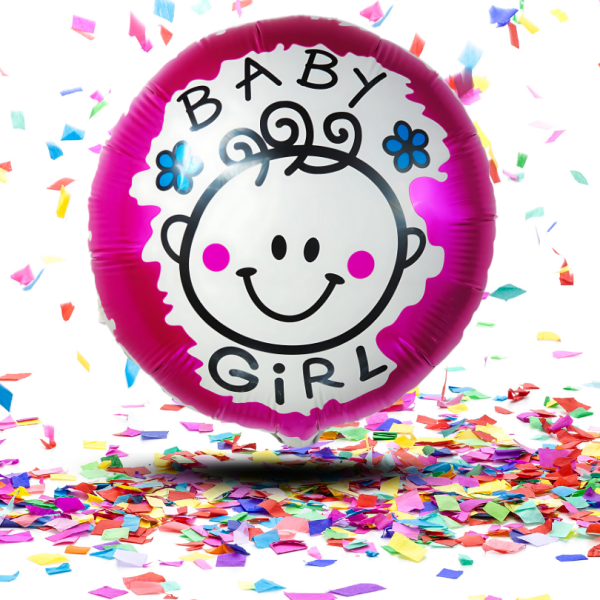 Globo Metalizado 18” Baby Shower Niña o Niño | ¡El Brillo Perfecto para Anunciar la Gran Noticia!