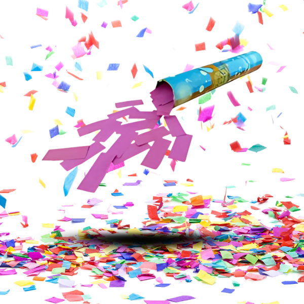 Cañón de Confeti Revelación de Género 30 cm | La Explosión de Alegría para tu Revelación