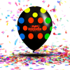 Globos 360° "Feliz Cumpleaños" Tinta Neón | La Fiesta que Brilla con Luz Propia