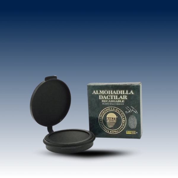 Huellero Rhezt Ref RHE-34 Almohadilla Dactilar Rhezt RHE-34 | Hasta 8000 Huellas Limpias y Precisas