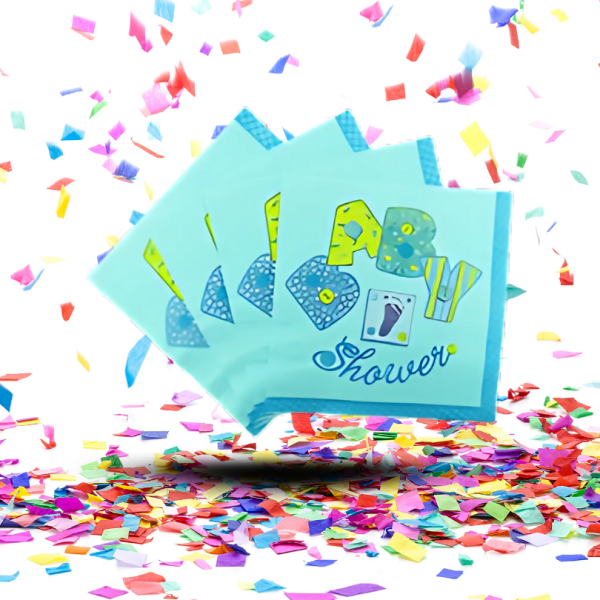 Servilletas Biodegradables "Baby Shower" x20 | Ternura y Conciencia para tu Celebración