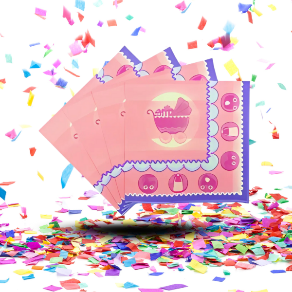 Servilletas Biodegradables "Baby Shower" x20 | Ternura y Conciencia para tu Celebración