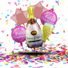 Bouquets de Globos Botellas | Brindis Gigantes para un Feliz Cumpleaños