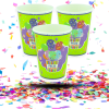 Vasos de Cartón Biodegradables "Feliz Cumpleaños" | Color y Alegría Eco-Consciente para tu Fiesta