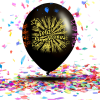 Globos Biodegradables "Feliz Cumpleaños" Neón | La Fiesta que Brilla con Luz Propia