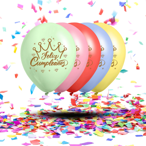 Globos Pastel "Feliz Cumpleaños" Surtidos | Sueños en Tonos Suaves para una Celebración Consciente