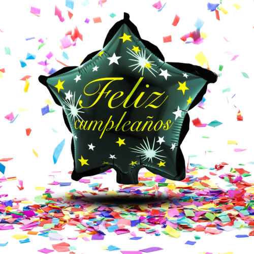 Globos Metalizados Feliz Cumpleaños 10" y 12 " | Globos Metalizados Feliz Cumpleaños