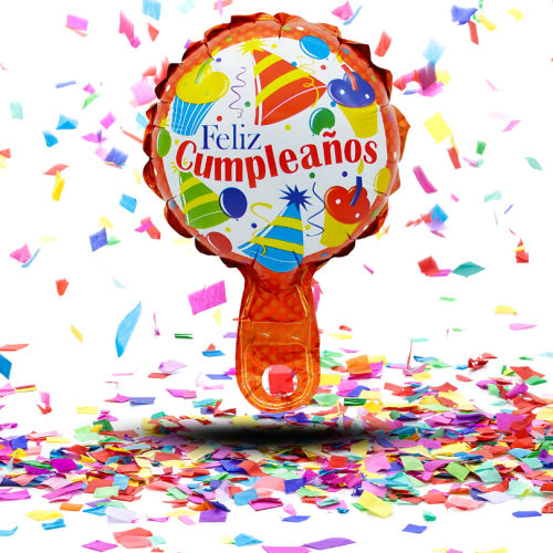 Mini Globos Metalizados "Feliz Cumpleaños" de 6" | Pequeños Detalles, Gran Alegría