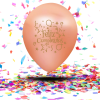Globos Satinados "Feliz Cumpleaños"   Biodegradables | Elegancia y Brillo Suave para Tu Celebración