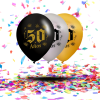 Globos "50 Años" Biodegradables Satinados | Celebra con Elegancia y Conciencia Ecológica