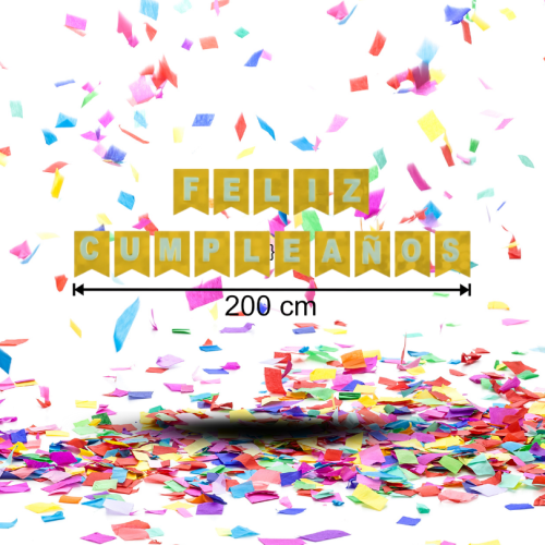 Festón "Feliz Cumpleaños" Holograma | Brillo y Alegría para Tu Celebración