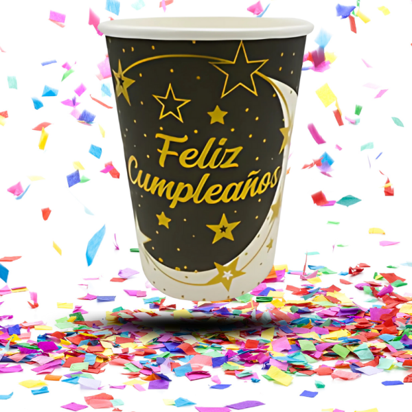 Kit Decoración de Mesa "Feliz Cumpleaños Negro" | Elegancia Moderna para tu Celebración