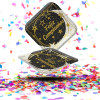Kit Decoración de Mesa "Feliz Cumpleaños Negro" | Elegancia Moderna para tu Celebración