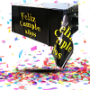 Kit Decoración de Mesa "Feliz Cumpleaños Negro" | Elegancia Moderna para tu Celebración