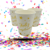 Kit Decoración de Mesa Feliz Cumpleaños Dorado | Brillo y Alegría en Cada Detalle