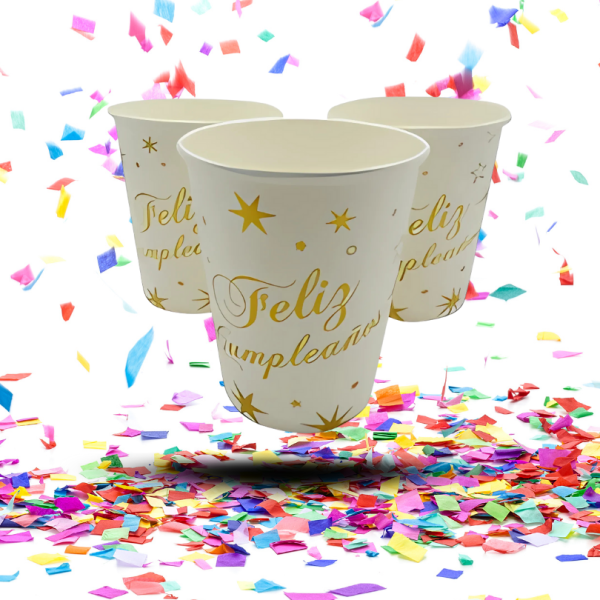 Kit Decoración de Mesa Feliz Cumpleaños Dorado | Brillo y Alegría en Cada Detalle