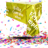 Kit Decoración de Mesa Feliz Cumpleaños Dorado | Brillo y Alegría en Cada Detalle
