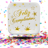 Kit Decoración de Mesa Feliz Cumpleaños Dorado | Brillo y Alegría en Cada Detalle