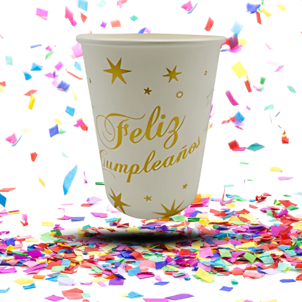 Kit Decoración de Mesa Feliz Cumpleaños Dorado | Brillo y Alegría en Cada Detalle