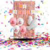 Kit de Decoración "Mi Bautizo Niña" | Un Toque Celestial en Oro Rosa y tonos pastel