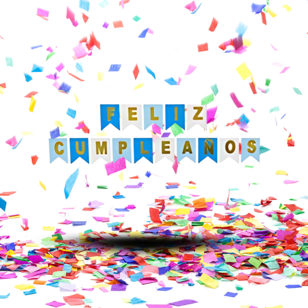 Festón Cenefa Guirnalda "Feliz Cumpleaños" | 2m de color, brillo y alegría para tu celebración