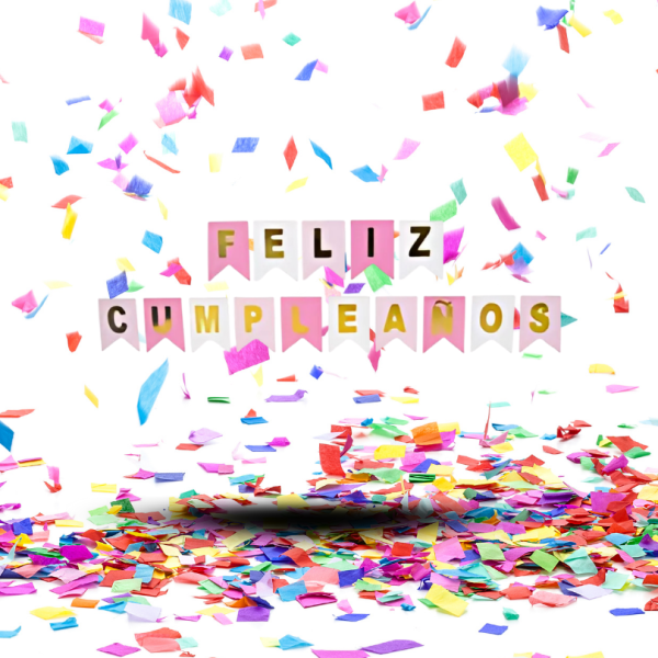 Festón Cenefa Guirnalda "Feliz Cumpleaños" | 2m de color, brillo y alegría para tu celebración
