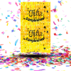 Cortina de Cuadros "Feliz Cumpleaños" Biodegradable | Brillo Sofisticado y Consciente para tu Celebración