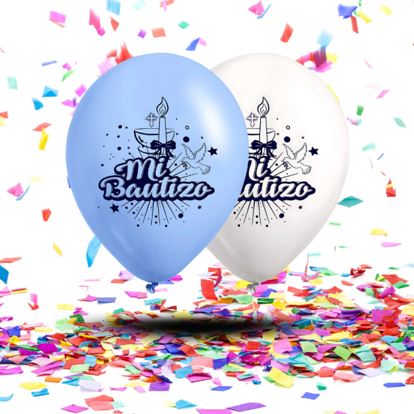 Kit de Decoración "Mi Bautizo Niño" | La Combinación Celestial para un Bautizo Lleno de Luz